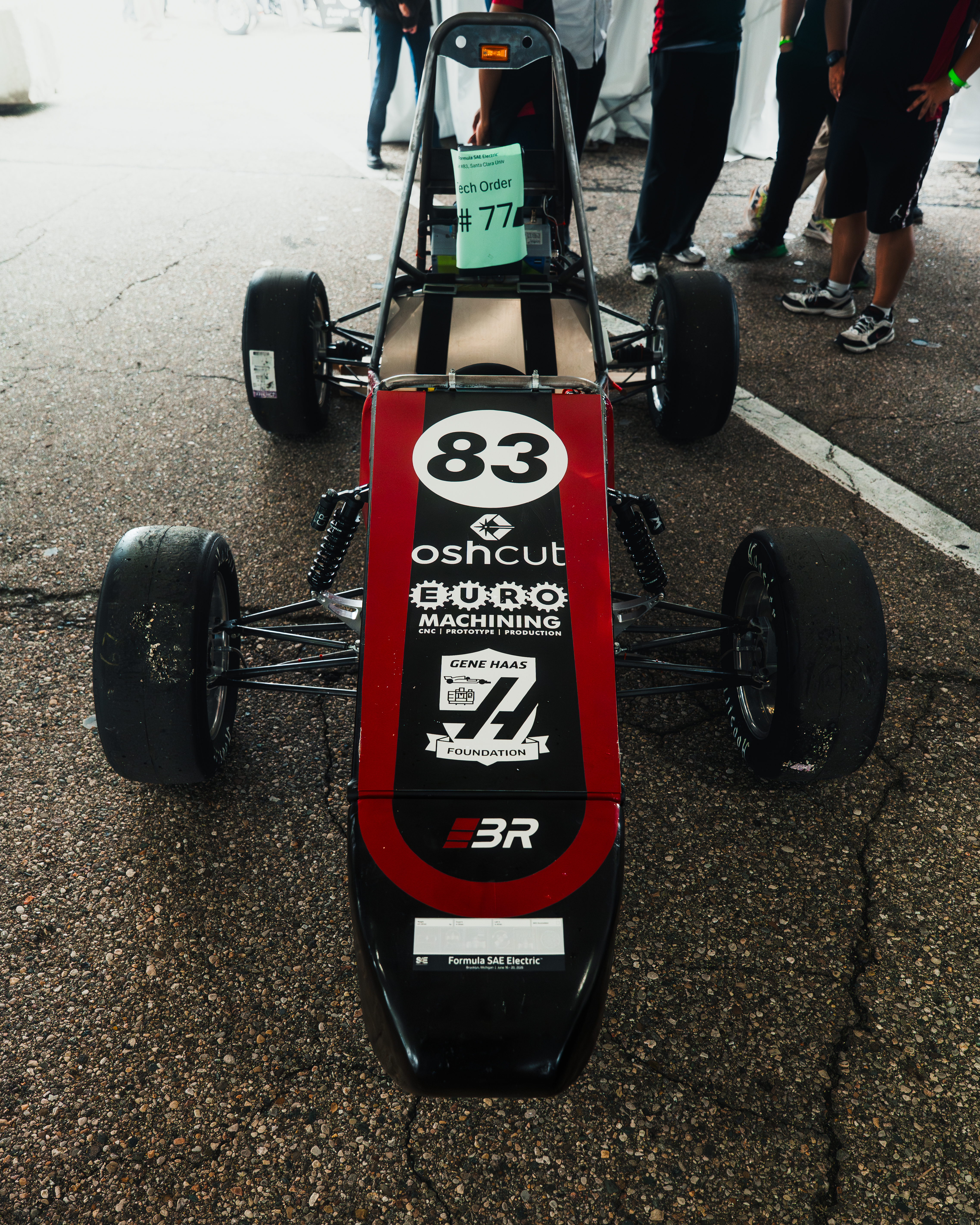 Bronco Racing students working on and presenting their Formula SAE car, photo 8